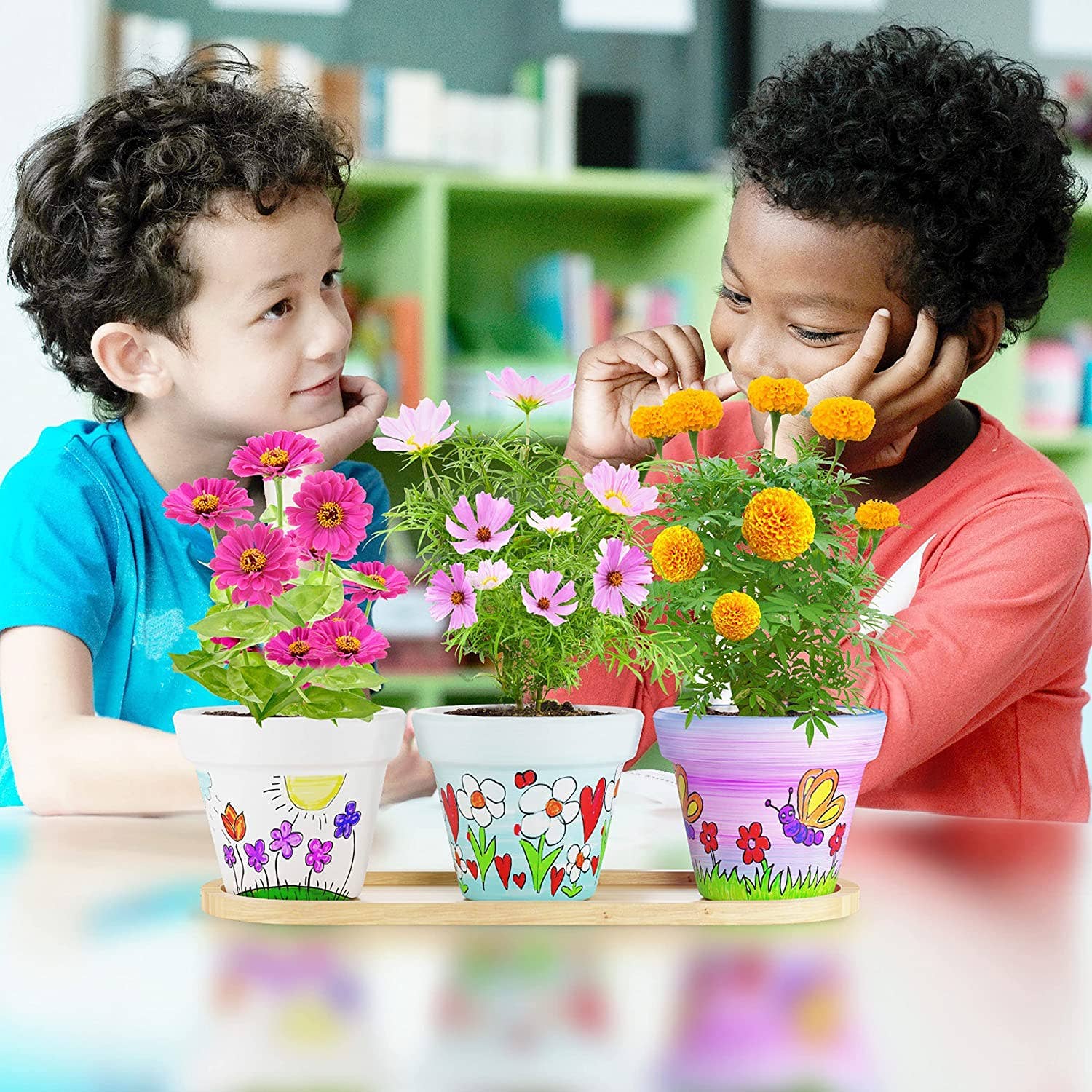 Dan&Darci - Wholesale DIY Craft Kit - Kids - Cast, Paint & Plant Kit for Kids &7