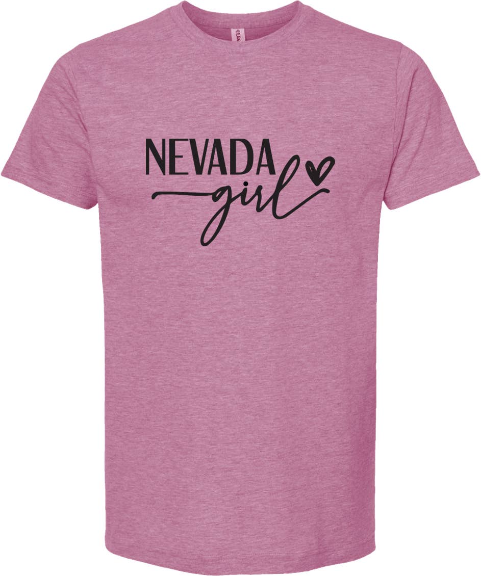 ellembee gift - Wholesale Screen Printed T-Shirt - Women's - Nevada girl graphic tee | state pride tee shirt | 6 color5