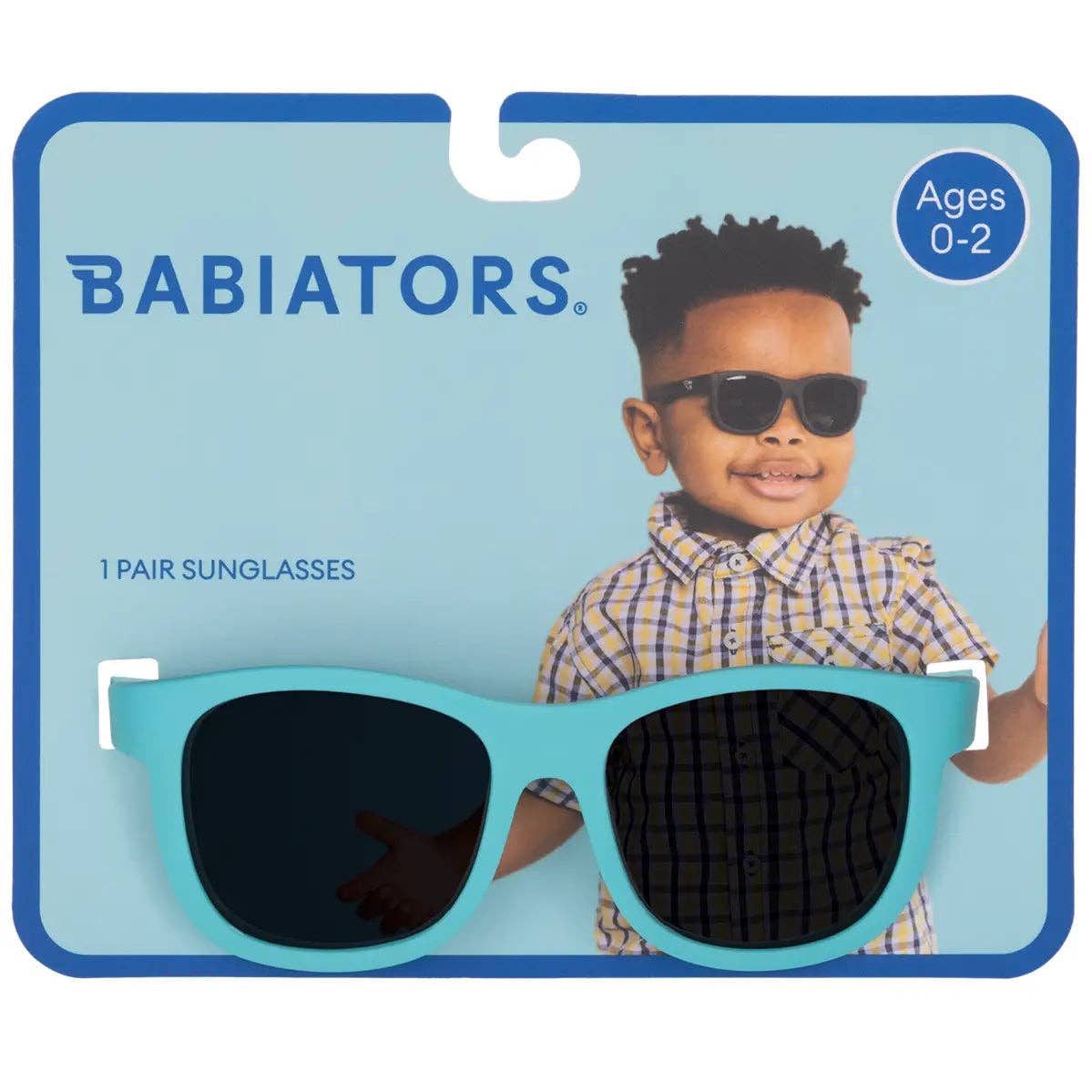Babiators - Wholesale Sunglasses - Kids - Turquoise Navigator  Kids Sunglasses on Peggable Hangtag0