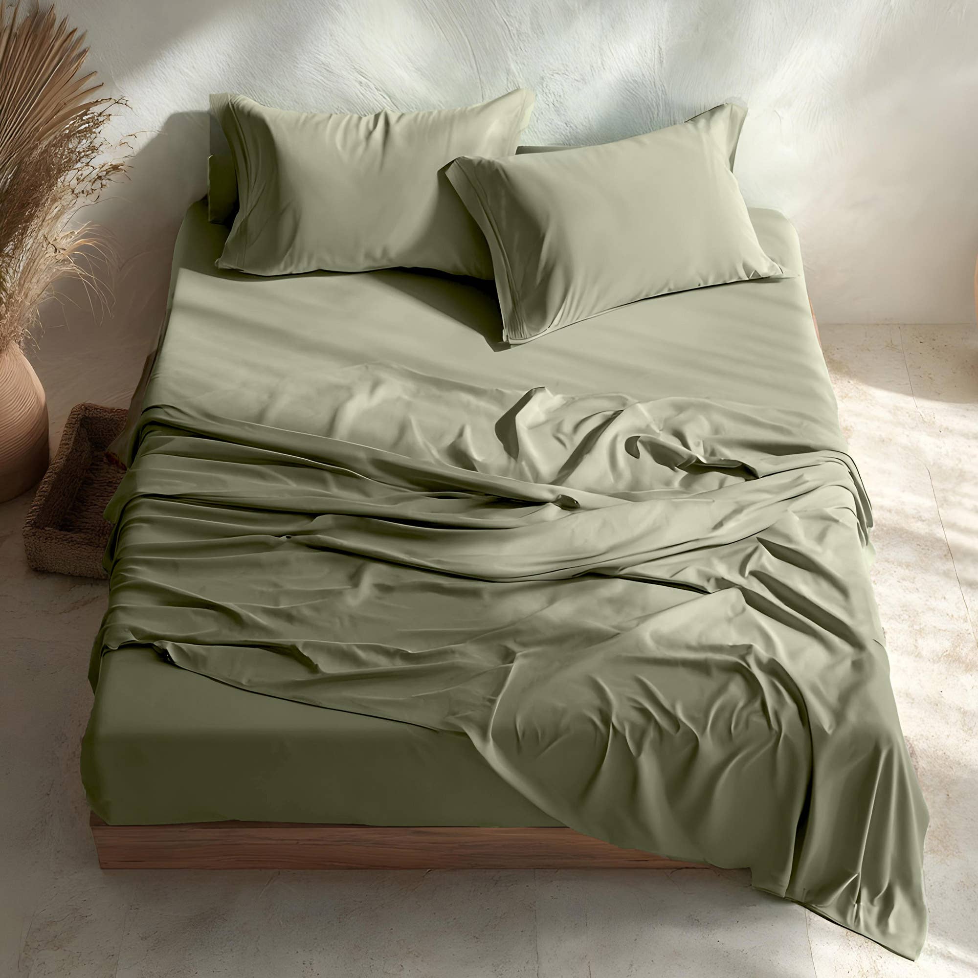 GAMUSI - Wholesale Sheet Set - 100% Cotton Soft Sheet Set 144 Thread Count - 3/4 Pieces17