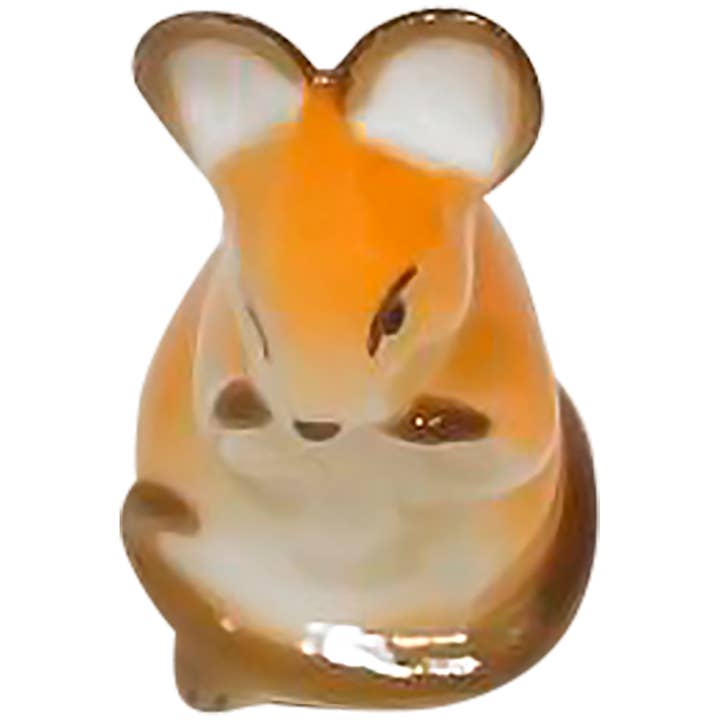 Golden Cockerel - Wholesale Decorative figurine - Tan Mouse Eating Figurine0