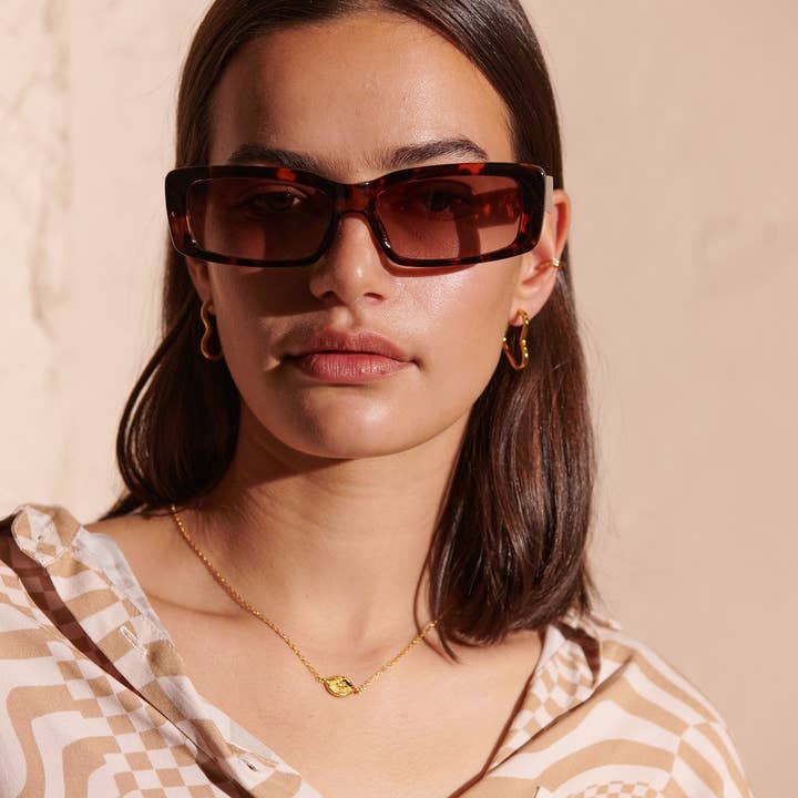 Angels Whisper Accessories - Wholesale Sunglasses – Women's - Andie Rectangular Sunglasses -Tort2