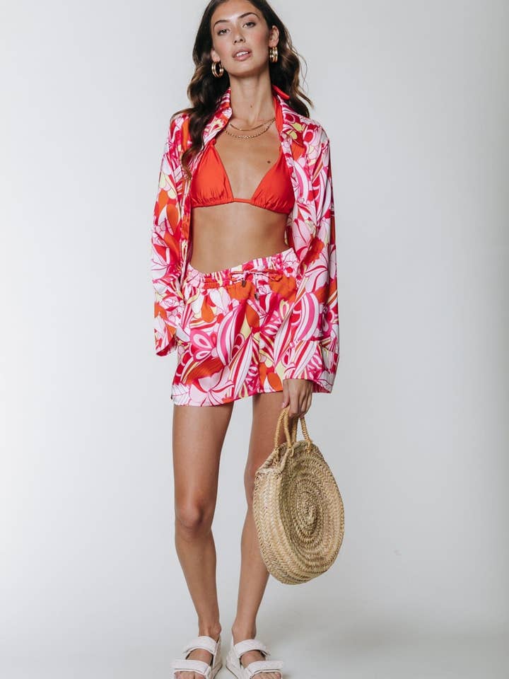 Tilly Slit Short | Multicolor for wholesale by Colourful Rebel