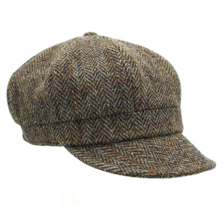 Heather Hats & Accessories - Wholesale Newsboy/Schoolboy Hat - Women's - ZH051 Rosalie Harris Tweed Baker Boy Cap