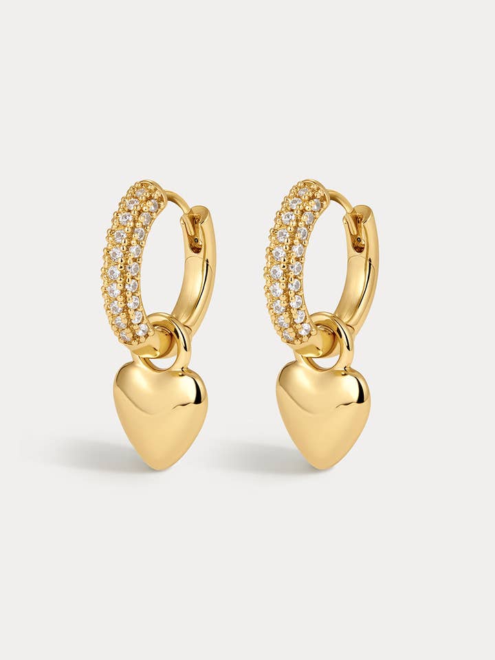 Puffy Heart Huggies- Gold for wholesale by Luv AJ