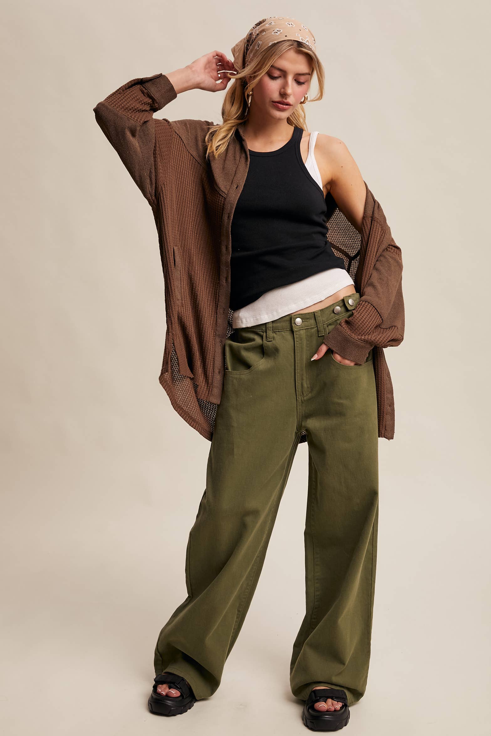 Listicle - Venta al por mayor Vaqueros - Mujer - Pantalones vaqueros de pierna ancha de colores7