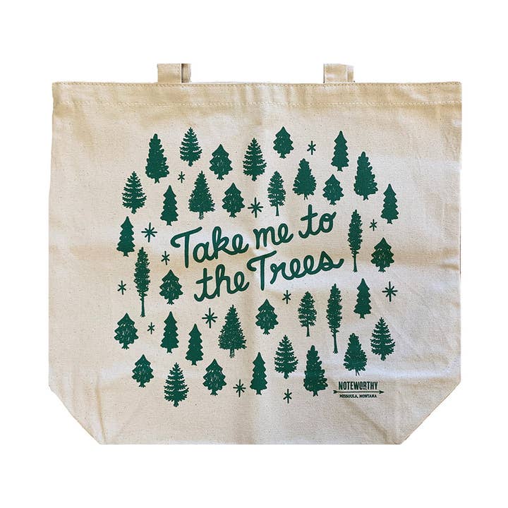 Trees Tote Bag para venta al por mayor de Noteworthy Paper & Press