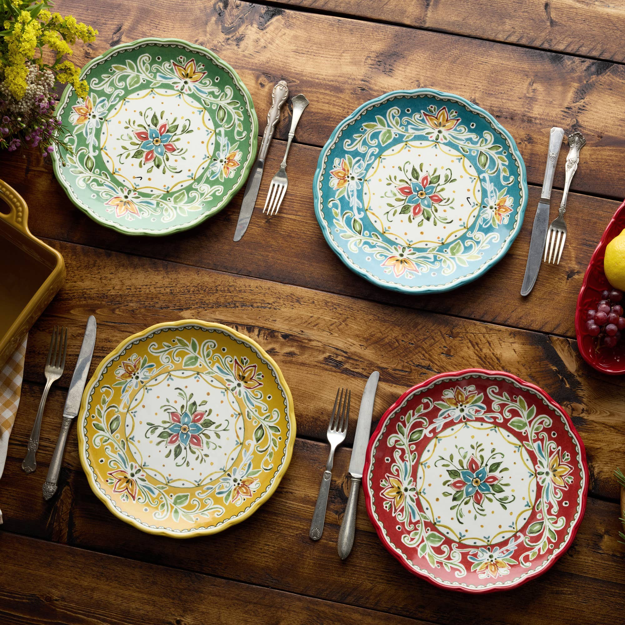 Certified International - Wholesale Dinner Plate - Provence Dinner Plate 11in 4 asst0