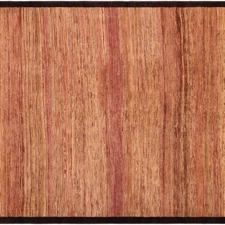 Bohemian Gabbeh Tyler Beige/Black Wool Rug - 6'4'' x 9'4'' for wholesale by Arshs Fine Rugs