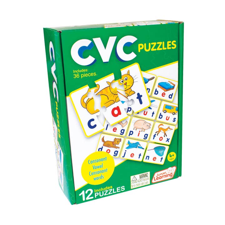 Puzzles CVC para venta al por mayor de Junior Learning Inc.