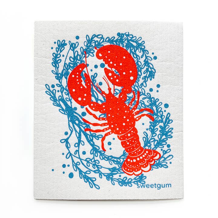 Torchon suédois homard pour la vente par Sweetgum Home