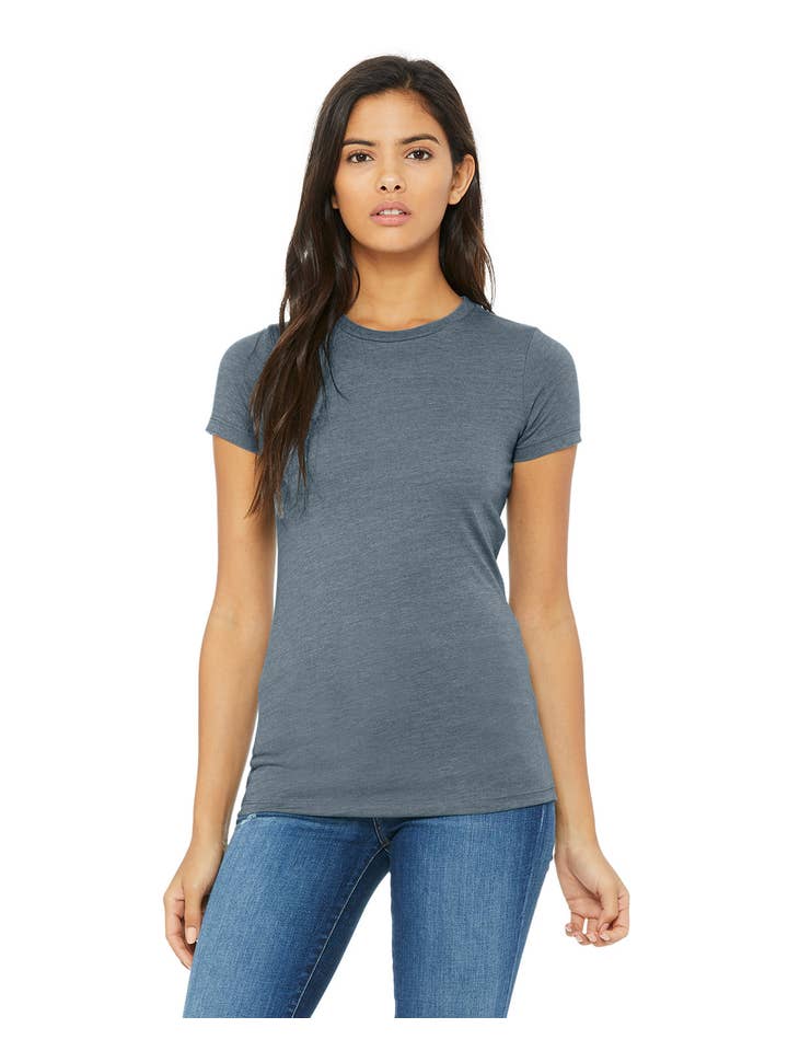 Total Apparel - Wholesale T-Shirt - Women's - Bella + Canvas 6004 - Ladies' Slim Fit T-Shirt15