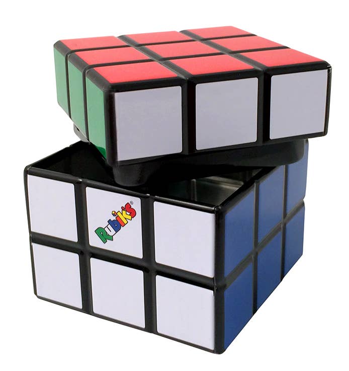 Grandpa Joe's Candy Shop - Wholesale Hard Candy - Rubik's Cube Tin, 12ct Display1