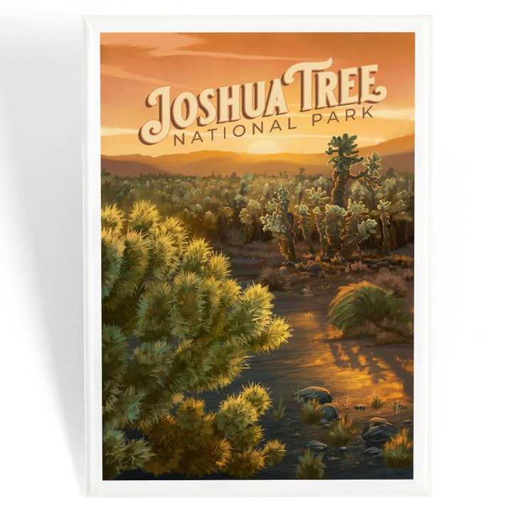 MAGNET Joshua Tree National Park Oil Painting for wholesale by Lantern Press
