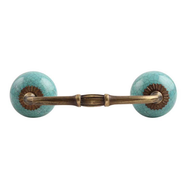 Bar Ceramic Antique Door Handles 12 Piece for wholesale by Daana Paani LLC