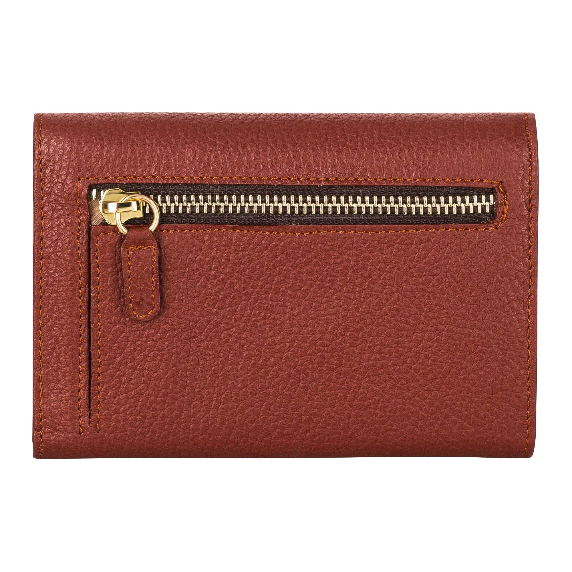 TIEFENBACHER LEHMANN - Wholesale Wallet - Women's - WALLET - burgundy/rust gold10
