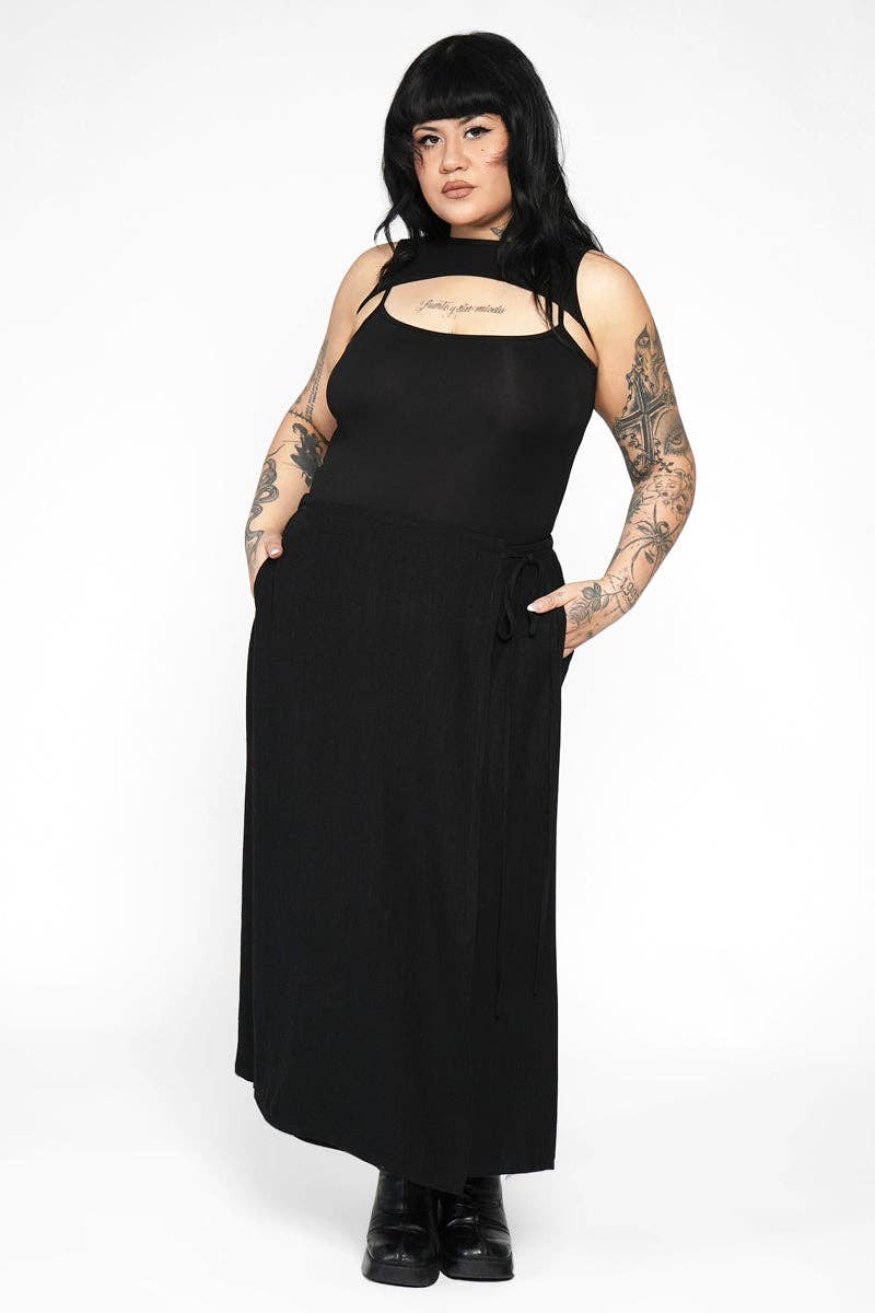 NOCTEX - Wholesale Skirt - Women's - Vortex Wrap Skirt10