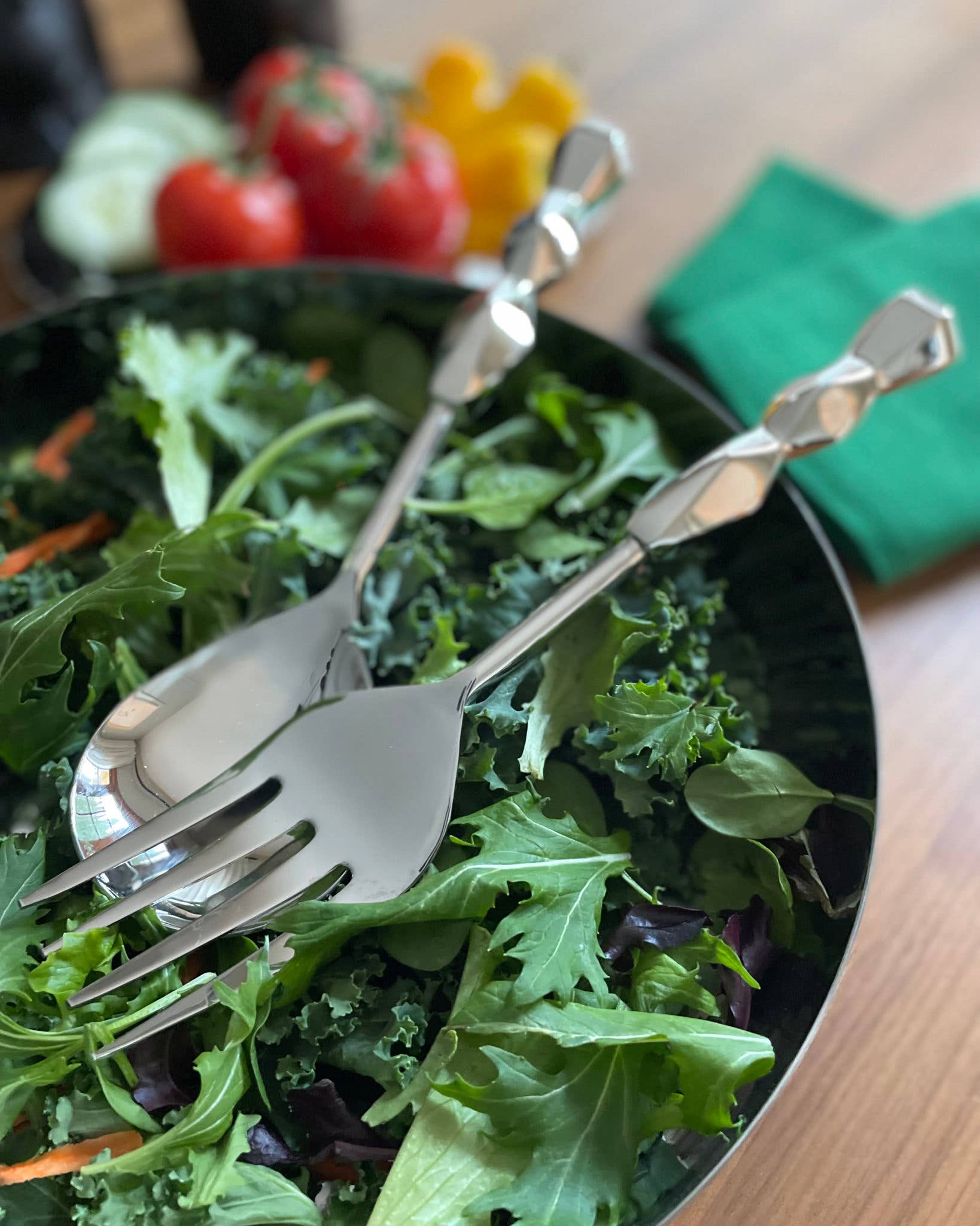 Mary Jurek Design Inc - Wholesale Serving Utensil - Ibiza Salad Serving Set2