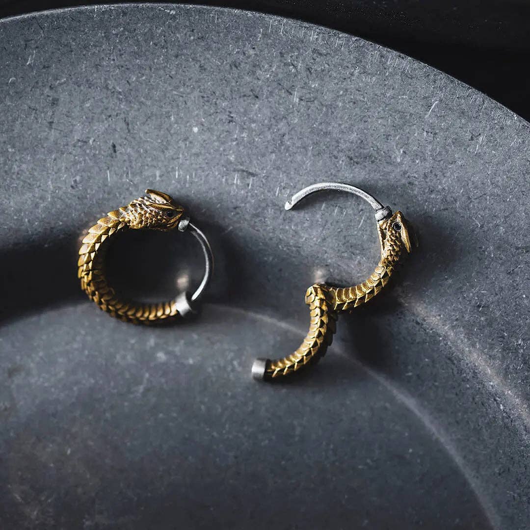 Coppertist.wu - Wholesale Hoop Earrings - Ouroboros Earrings11