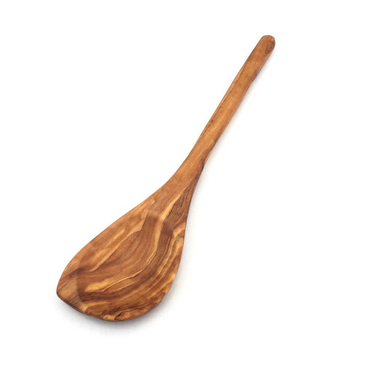 medina mood - Wholesale Kitchen Spoon - Cooking spoon, pointed round handle made of olive wood