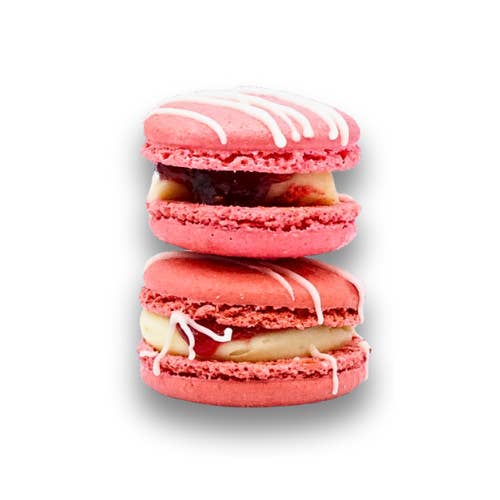 PHIVI BOX - Wholesale Cookie - Macarons Strawberry (35), Handmade Gluten-Free
