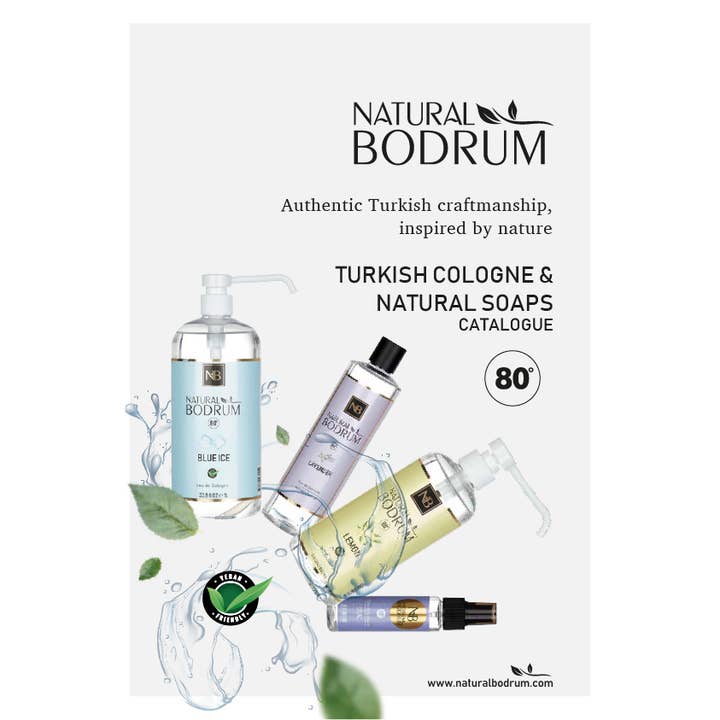 NB NATURAL BODRUM - Wholesale Hand Sanitizer - Sea Breeze Eau De Cologne Extra Strong 14Oz Turkish Cologne