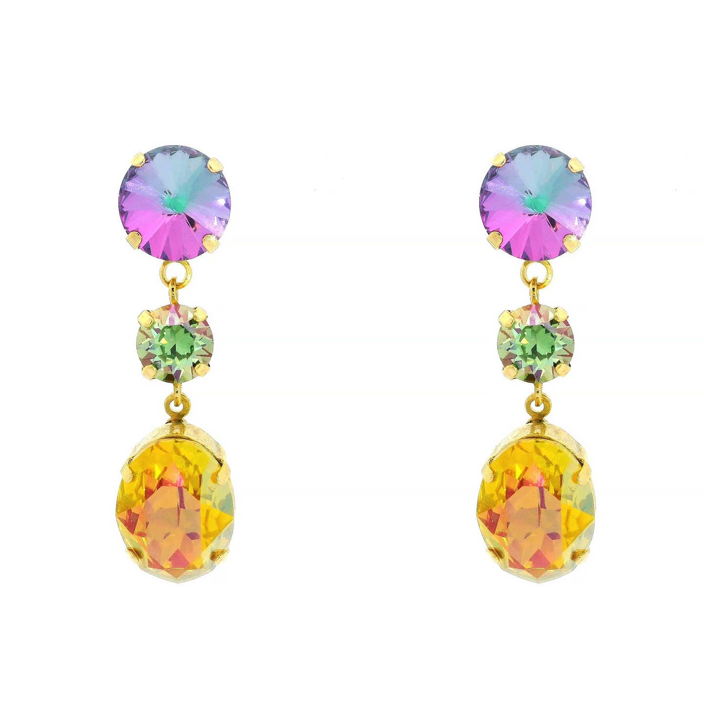 TOVA - Vendita all'ingrosso Orecchini pendenti - Orecchini Medora in anguria1