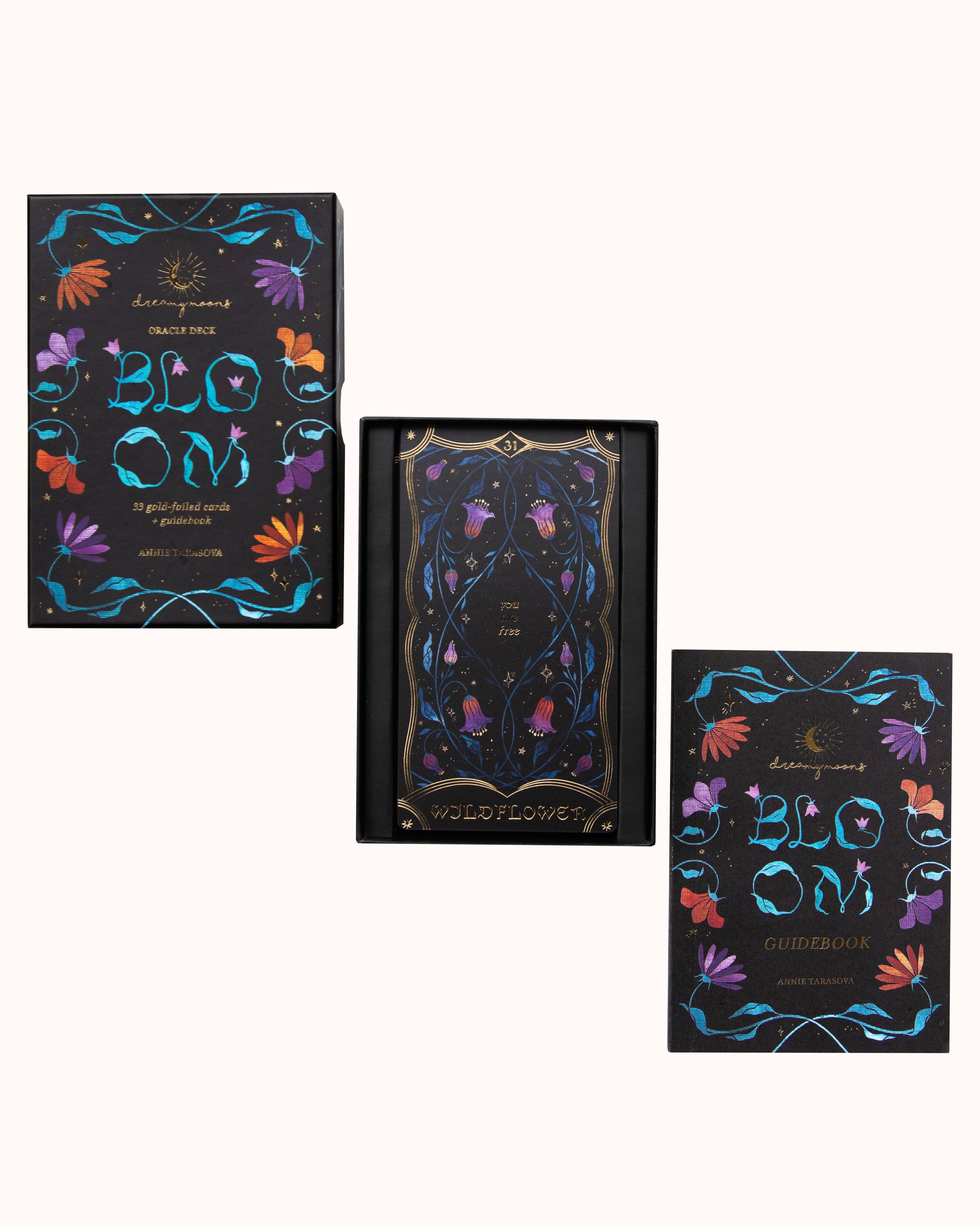 DreamyMoons - Wholesale Tarot Cards - Annie Tarasova's Bloom Oracle Deck Set of 33 Tarot Cards2