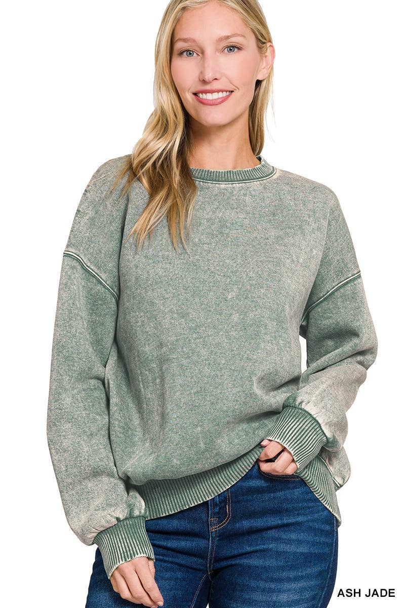 42POPS – Sweatshirt - Mulher por atacado – ',.._ Sweatshirt de Lã Polar Snow Wash21