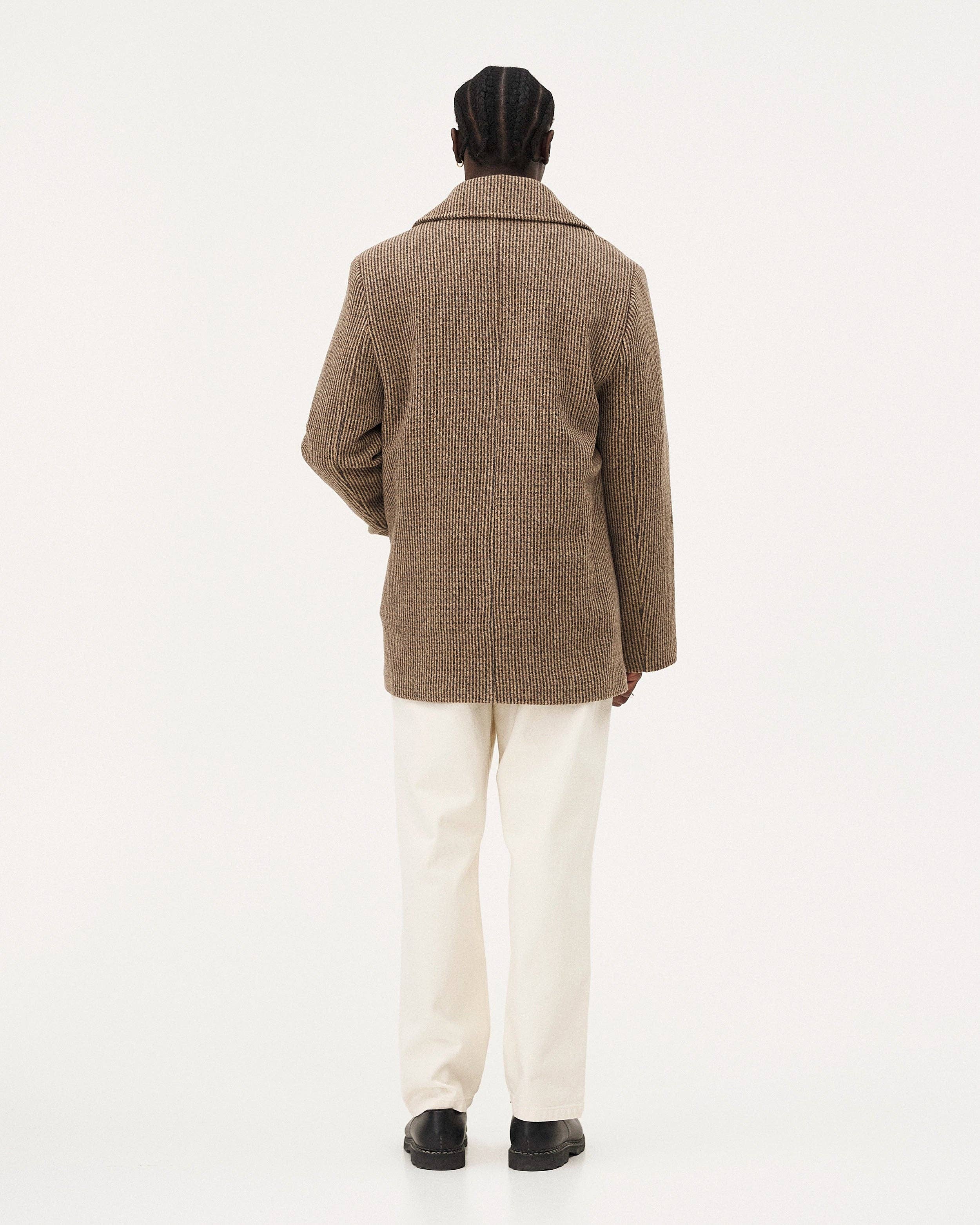 NOYOCO - Wholesale Peacoat - Women's - Dundee Cocoa Oversized Coat3