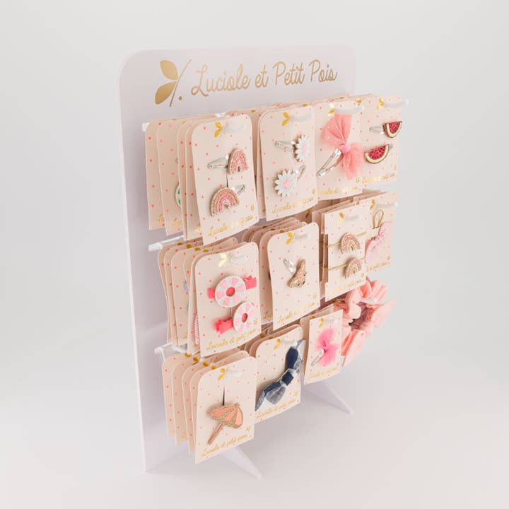 PVC strip display for wholesale by Luciole et Petit Pois