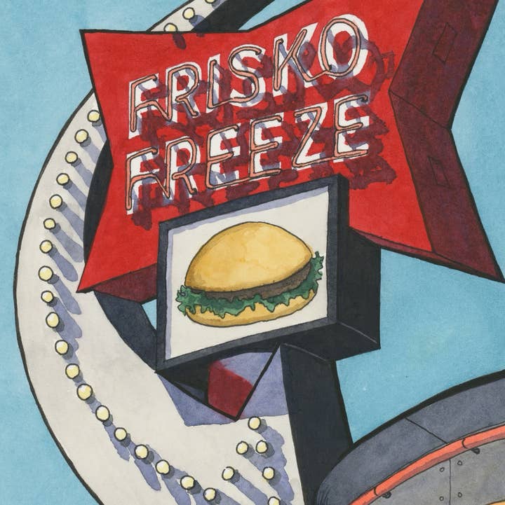 Frisko Freeze print for wholesale by Anagram Press