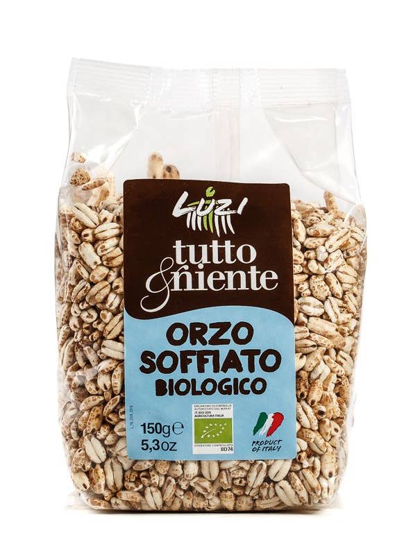 Orge soufflée biologique pour la vente par LUZI srl