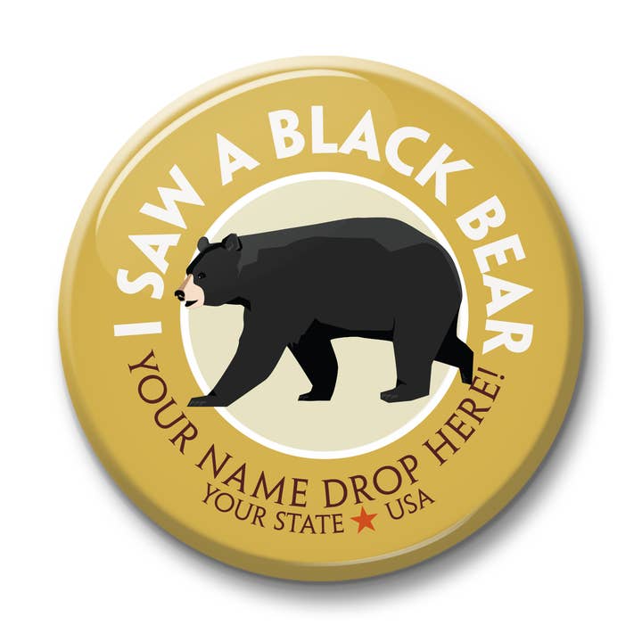 See Saw Badge - J'ai vu un ours noir pour la vente par Channel Craft