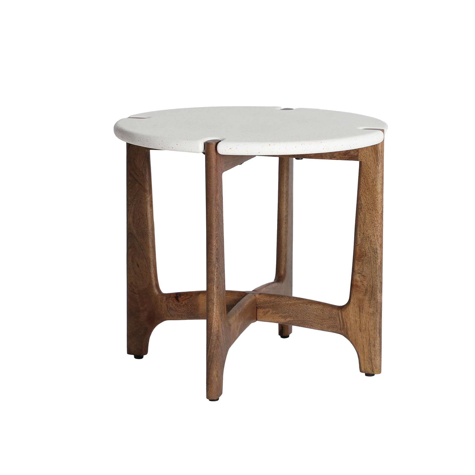 Kodu - Wholesale Side Table - Mango wood side table in brown color, 55x55x50