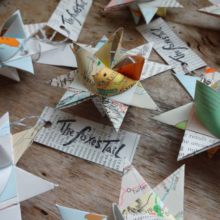 The Foxes Tail - Wholesale Ornament - Upcycle Moravian Star Ornament9