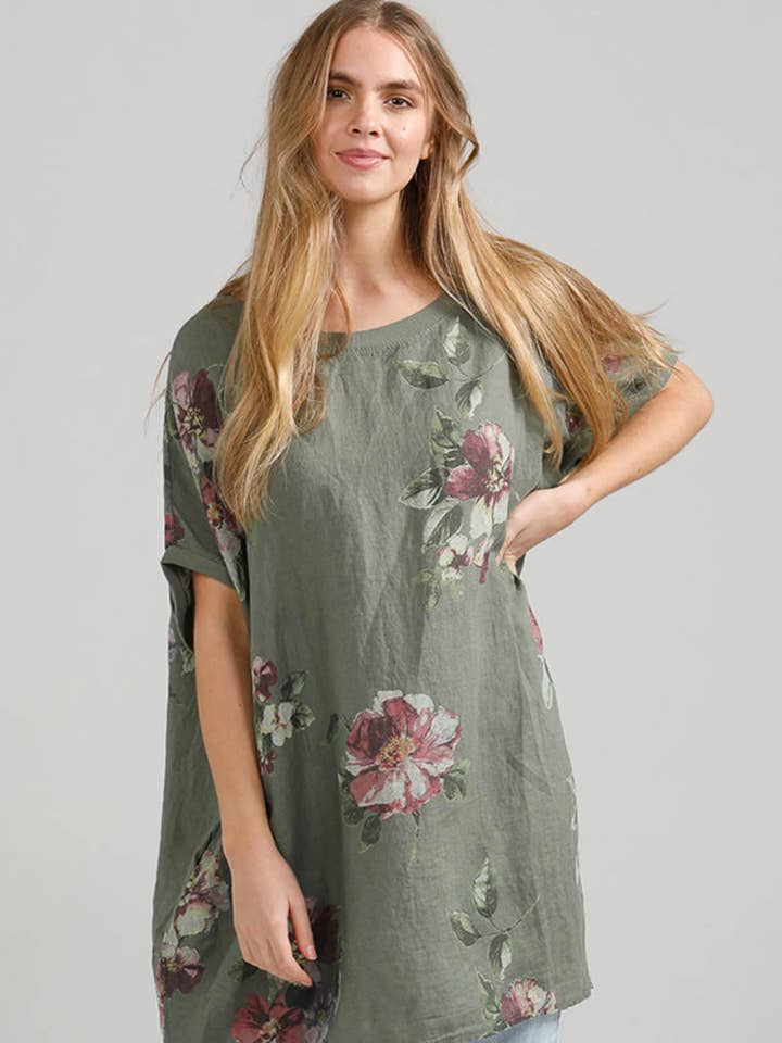 Miss Rose Sister Violet - Wholesale Tunic - Women's - WOMEN'S - Floral Rosabella Top5
