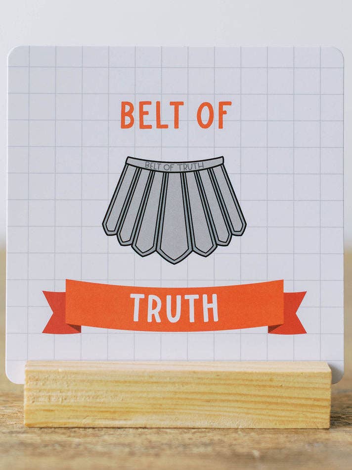 Armor of God Kids Scripture Cards for wholesale by Tiny Theologians