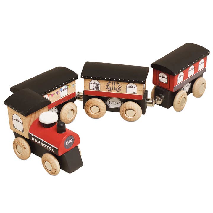 Royal Express Train TV710-C & Carriages (Red) (New Look) VE3 for wholesale by Le Toy Van