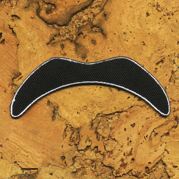 Tribal Trade GmbH - Wholesale Patch - Mustache Mustache Hanging Sticker Mustache Patch1