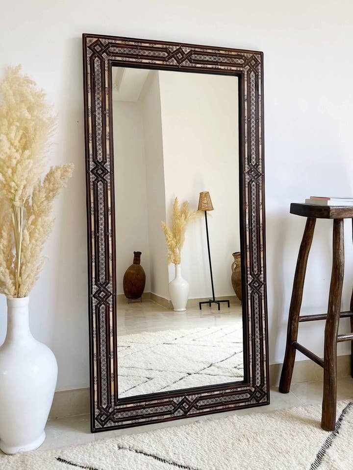 Vintage Full Length Mirror | Large Floor Mirror for wholesale by Palmeraies