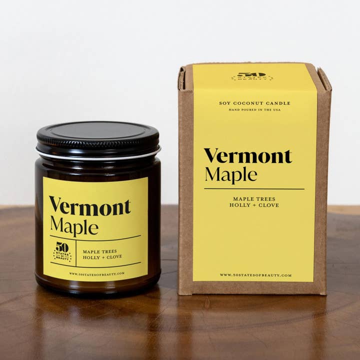 Vermont Ahornkerze für den Großhandel von 50 States of Beauty
