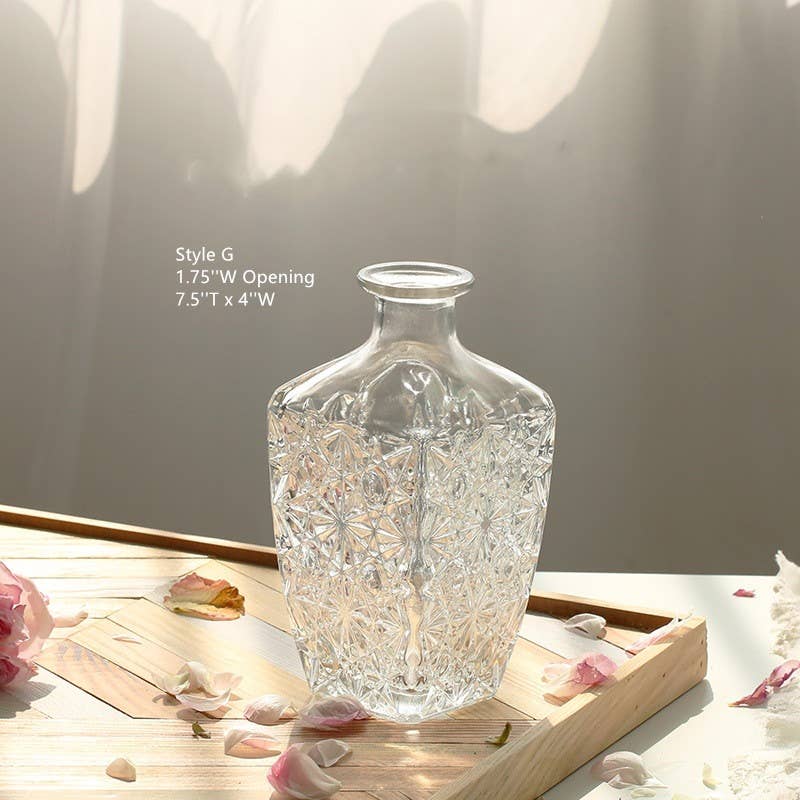 Sweet Home Deco – Vaso por atacado – Vaso de vidro de flor de primavera rústico, vaso tamanho jumbo, vaso de mesa6