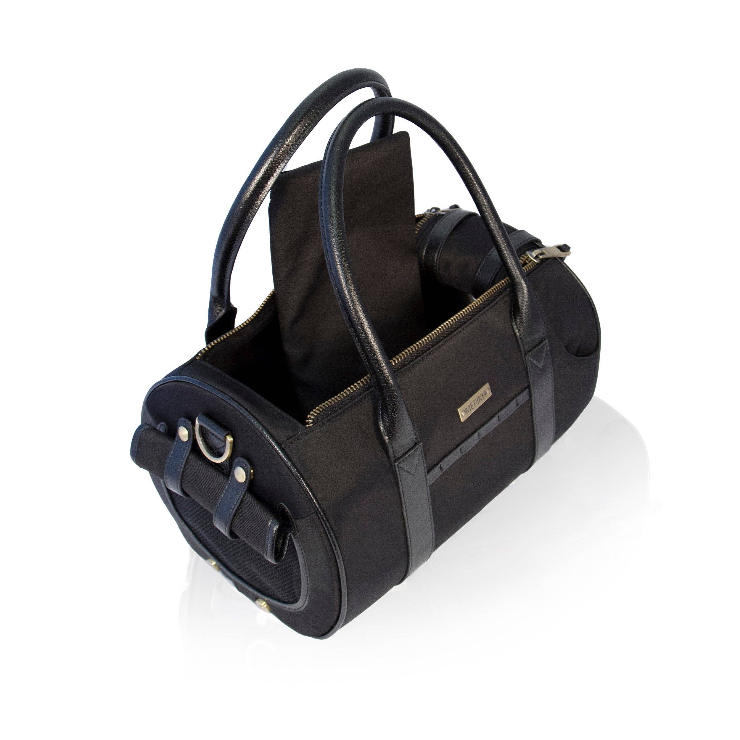MERÏKH bags & accessories ©™ - Vente Caisse de transport – chat et chien - Sac de transport pour animaux approuvé par les compagnies aériennes S - Noir10