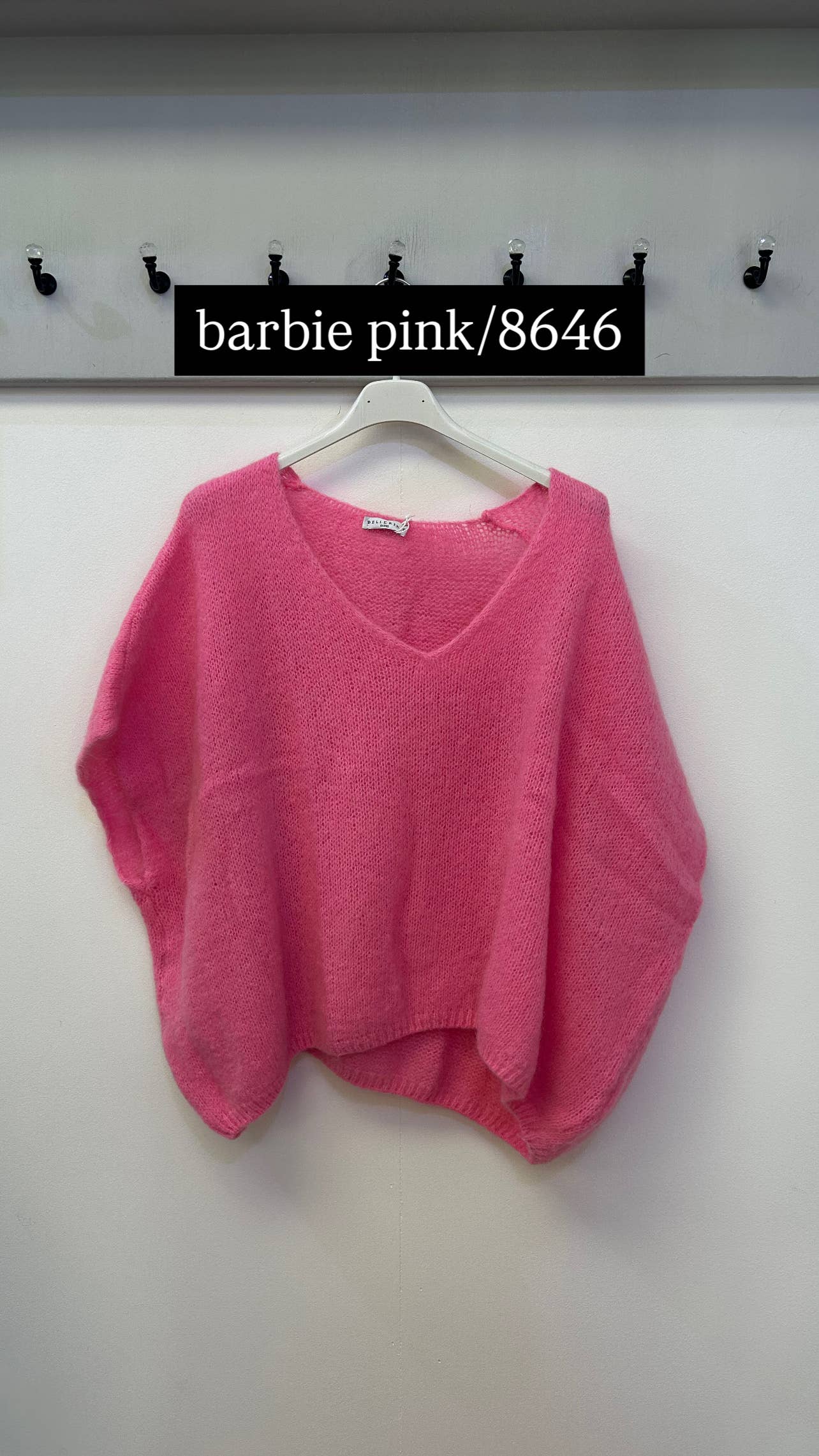 Terminal 1 Clothing – wholesale Tank top – Women′s – Mohair Drop Shoulder Tank Top4