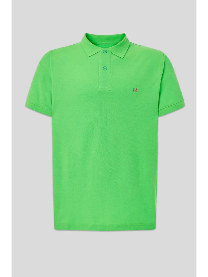 Custi Mikelo: Men's Clothing & Christmas Gifts – Engroshandel Polo - Herre – Pistaciegrøn basis polo