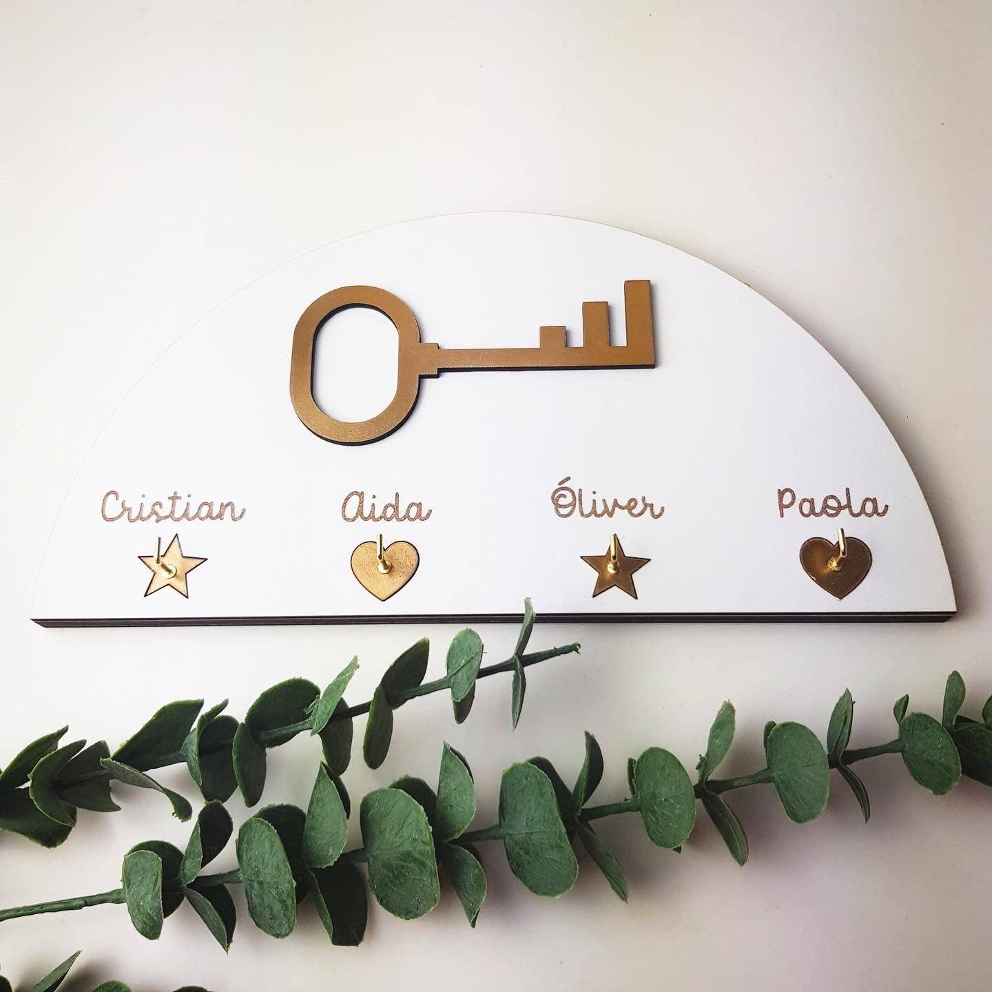 Estrellita Studio – Engroshandel Vægkrog – Halvmåne nøglering1