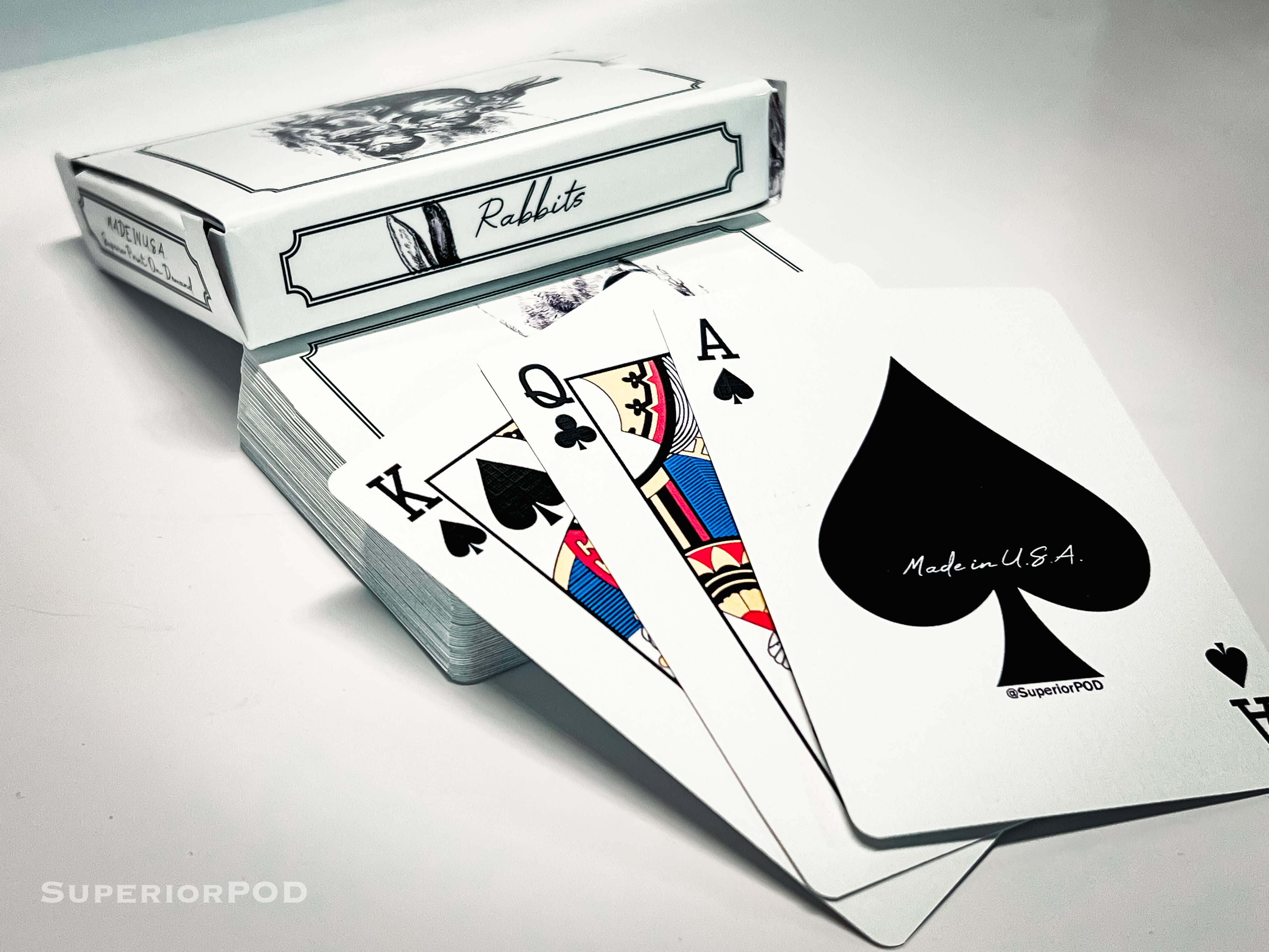 Superior Print on Demand - Vente Jeu de cartes - Cartes à jouer RABBITS, Jeu de cartes Bunny, Cartes de Pâques6