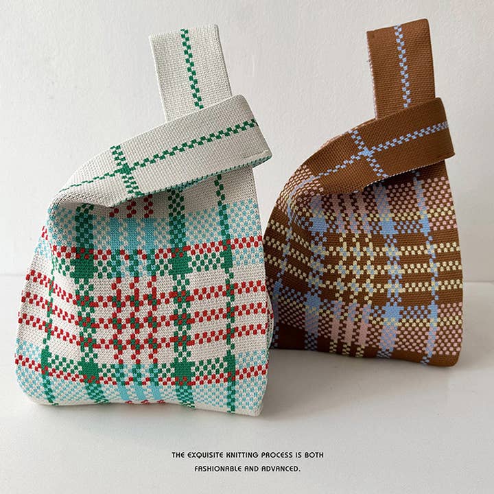 ACCITY - Wholesale Tote Bag - Women's - 2024 NEW FASHION PLAID HANDBAG_CWAB23816