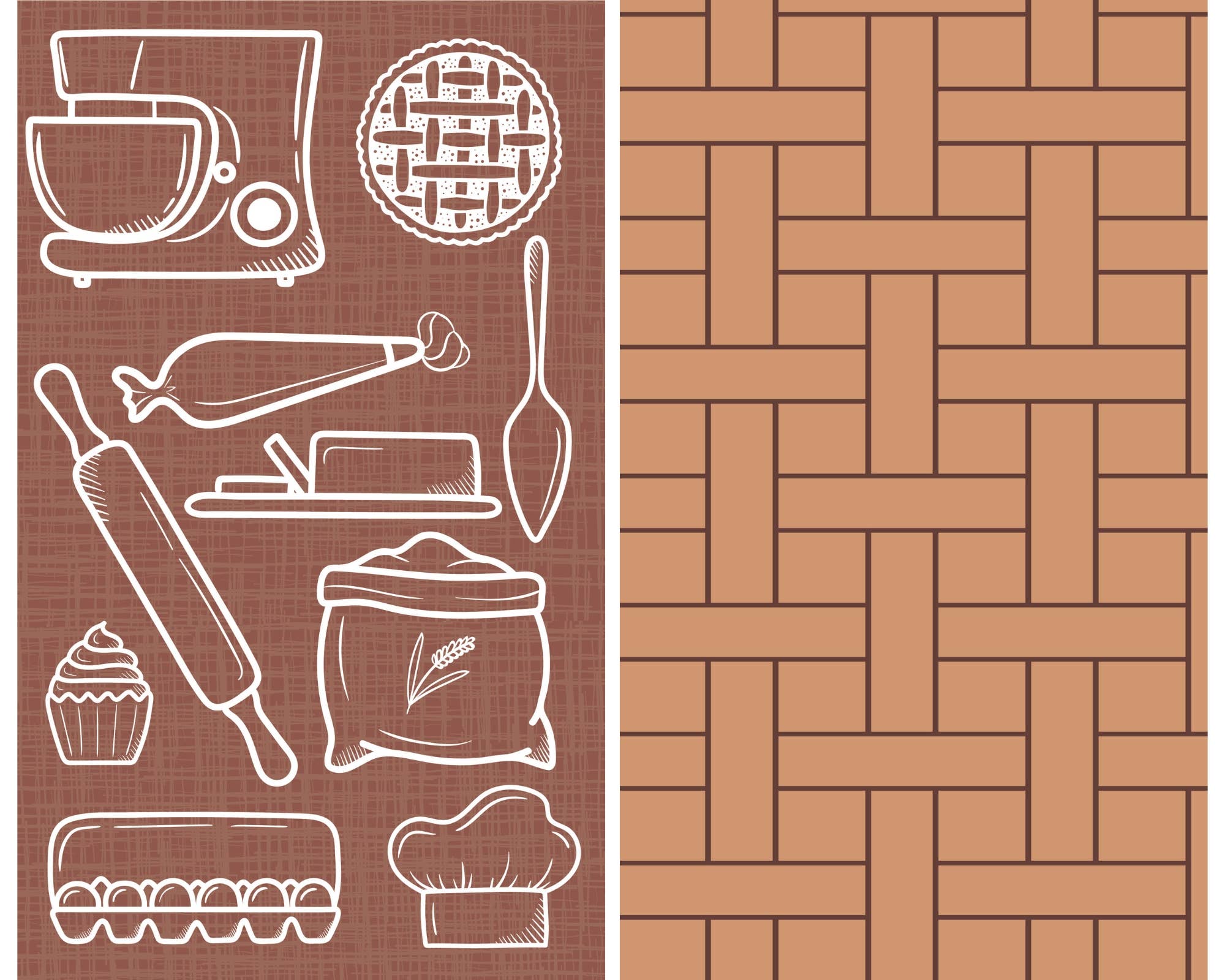 Buzzee – toalha de cozinha por atacado – Fall and Thanksgiving - Toalhas Dual Face3